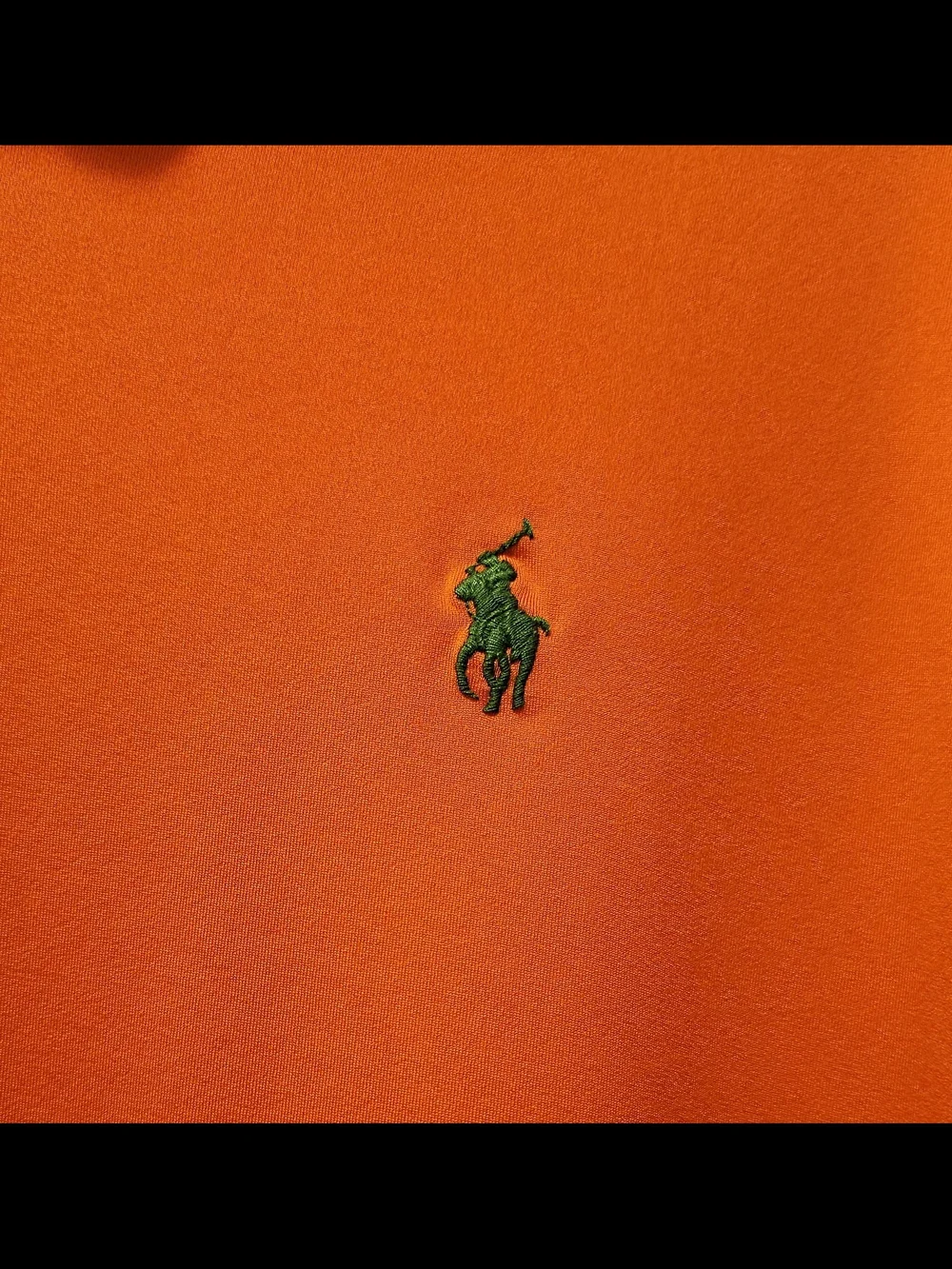 Polo Ralph Lauren Performance Polo Shirt L Orange Moisture Wicking Golf